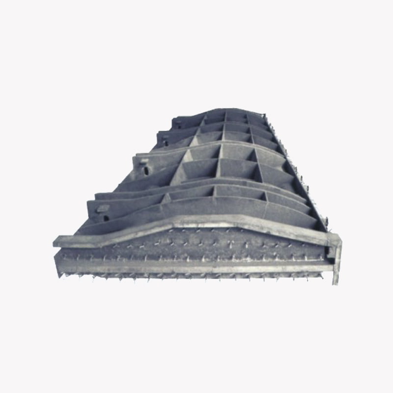 Ușă cuptor cu structură nervură armată